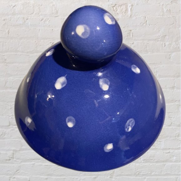 COOKIE JAR -- Snowman, Blue and White Christmas/Holiday Theme, New In The Box - Picture 7 of 11